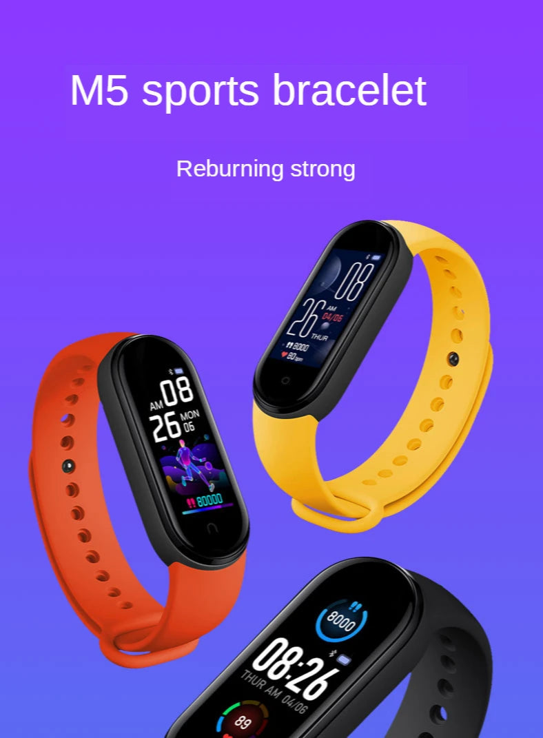 Heart Rate Blood Pressure Monitor Sport Health Fitness Tracker Bracelet