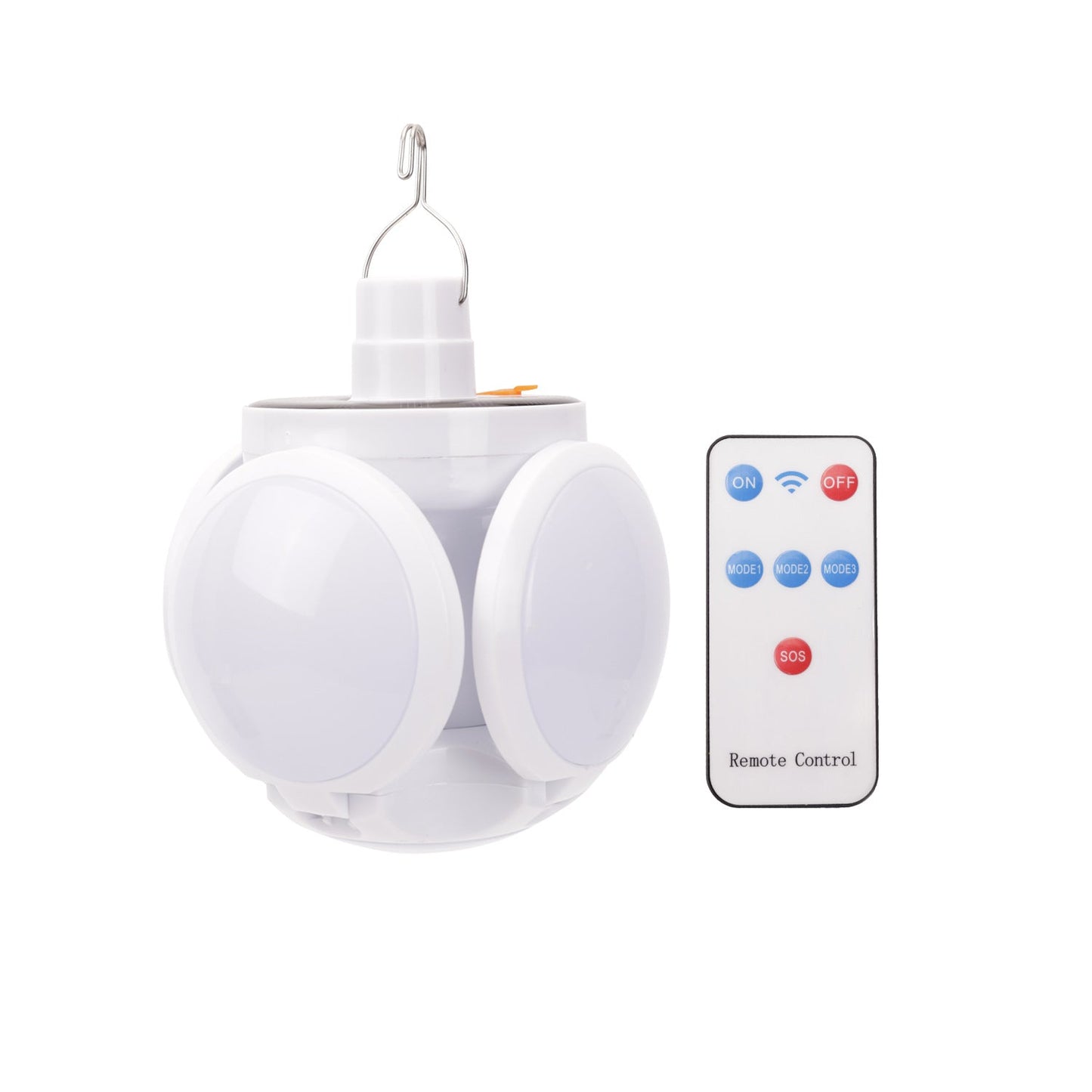 Solar LED Light Bulb with Remote and Hook