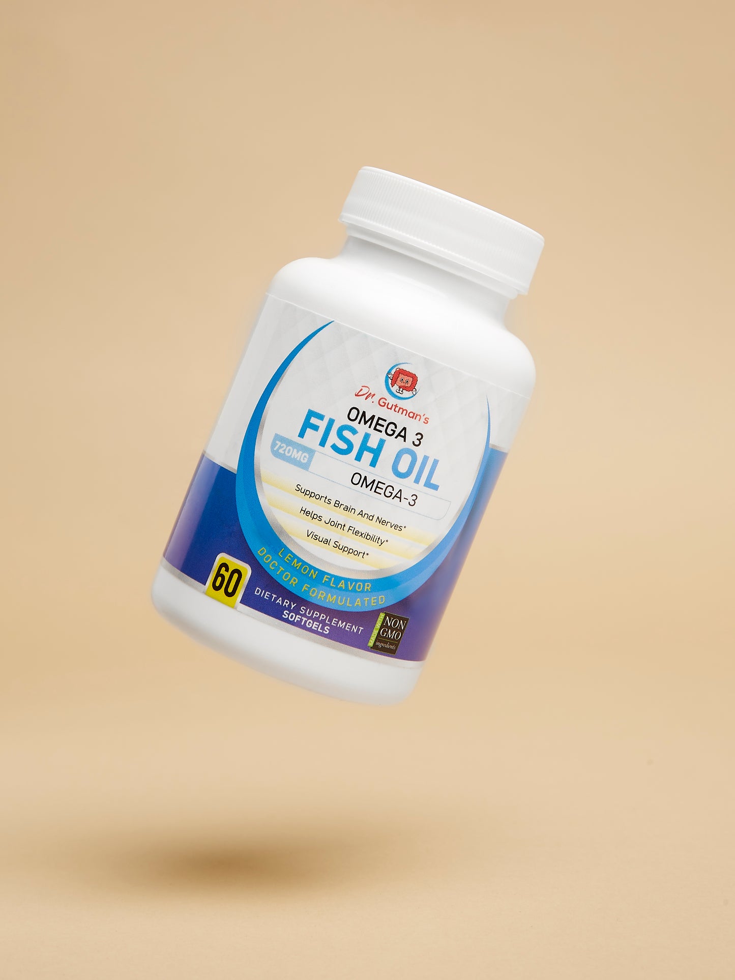 All Natural, Non-GMO Omega-3 Fish Oil